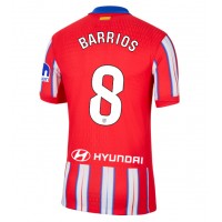 Maglia Calcio Atletico Madrid Pablo Barrios #8 Prima Divisa 2024-25 Manica Corta